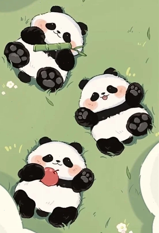 hình nền gấu trúc cute dễ thương