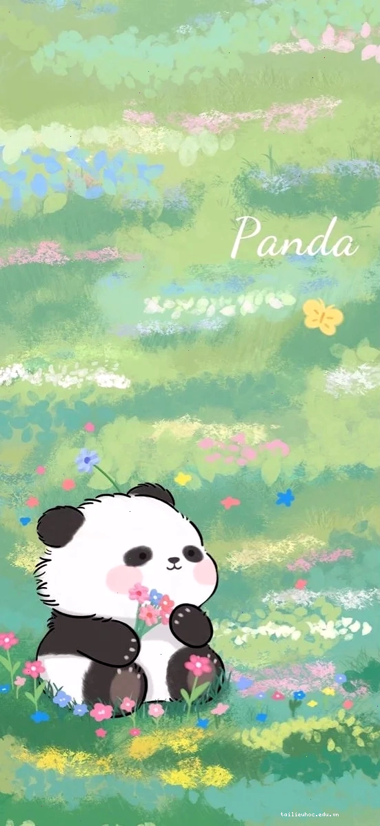 hình nền gấu trúc siêu cute