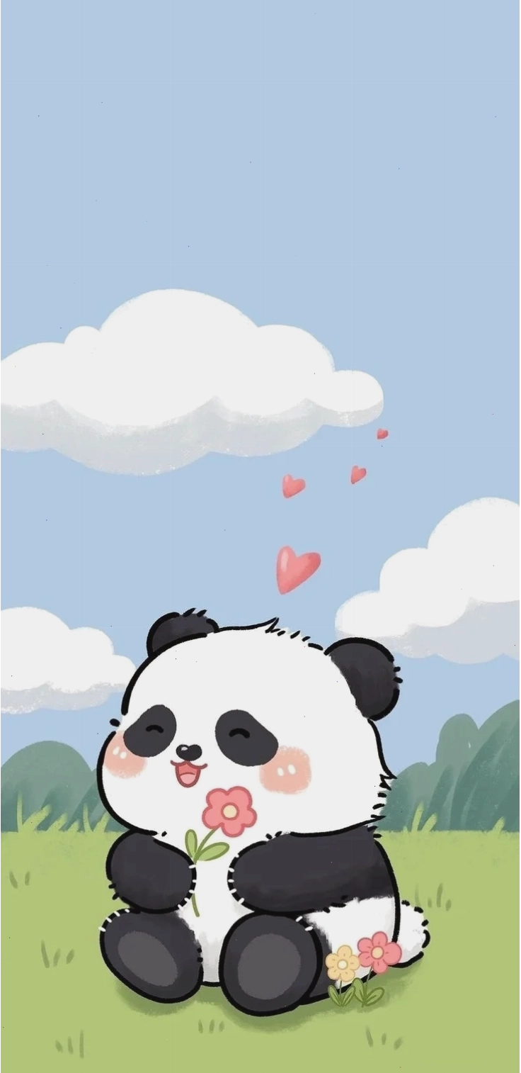 hình nền gấu trúc siêu cute