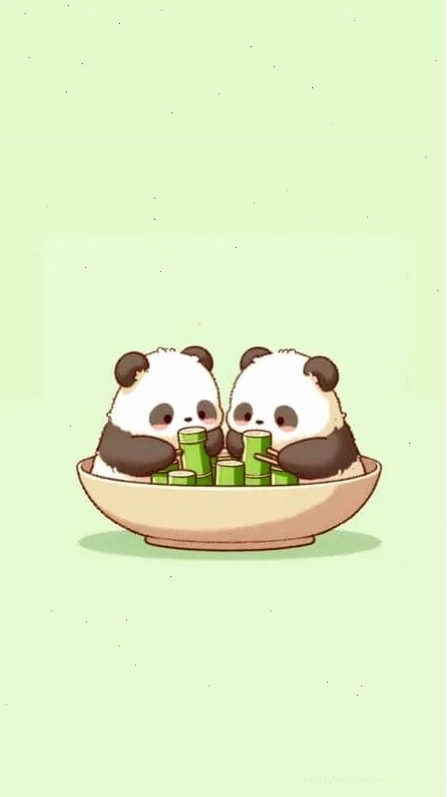 hình nền gấu trúc siêu cute