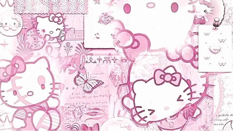 Nền hồng kem mịn hình nền hello kitty màu hồng cho ipad dịu mắt