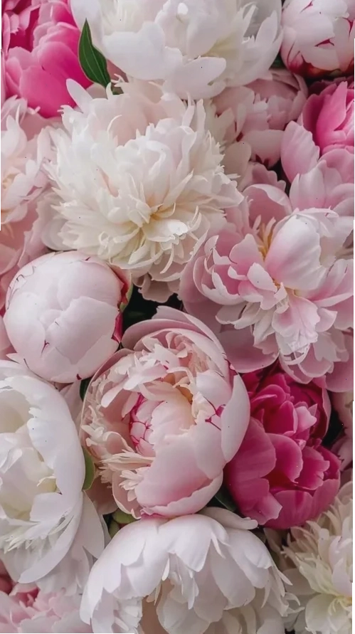 hình nền hoa mẫu đơn thu hút tình duyên tone pastel