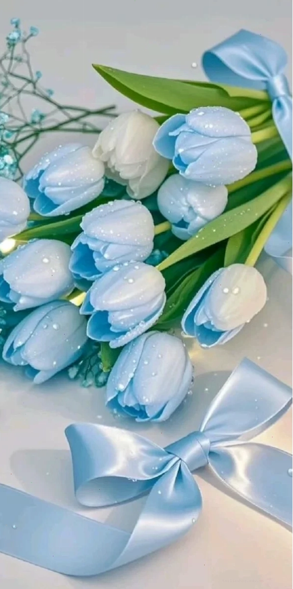 hình nền hoa màu xanh dương đẹp