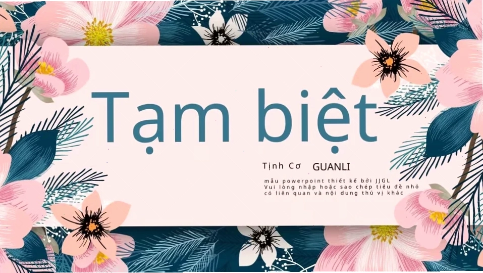hình nền tạm biệt đẹp cho hội thảo