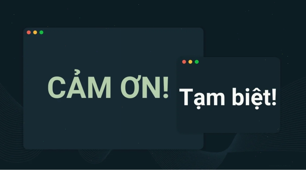 hình nền tạm biệt đẹp cho sinh viên