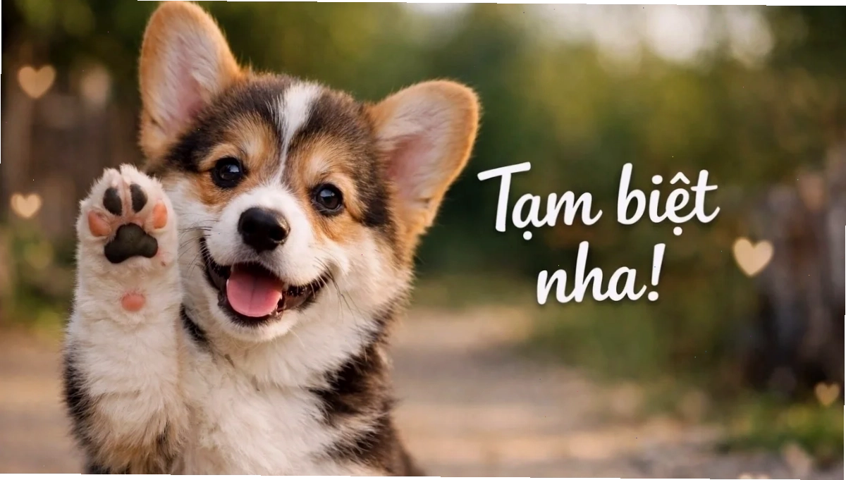 hình nền tạm biệt đẹp kết thúc