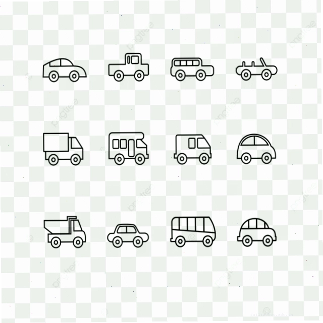 hình ô tô để tô màu xe taxi