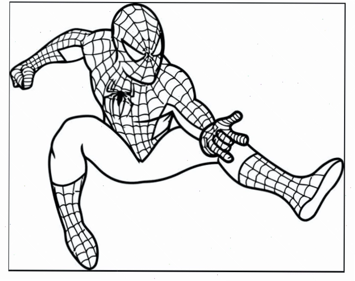 Biểu tượng trước ngực hình spider man để tô màu biểu tượng nhện