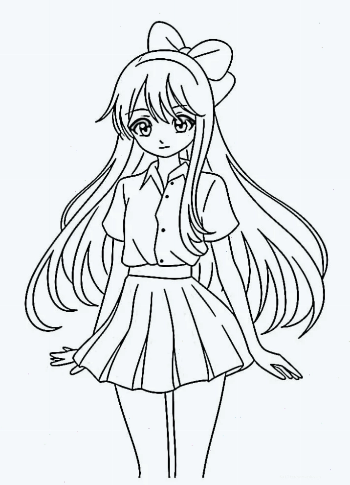 chiến binh anime hình tô màu anime dễ thương chiến binh mạnh mẽ