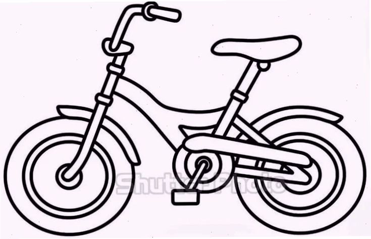 hình tô màu phương tiện giao thông ô tô