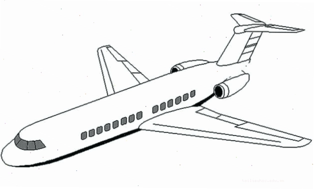 máy bay boeing hình vẽ máy bay cho bé tô màu boeing