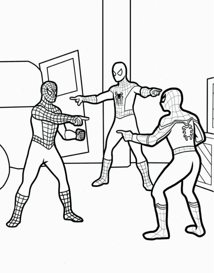 Mặt nạ Spider Man hình vẽ spider man chi tiết