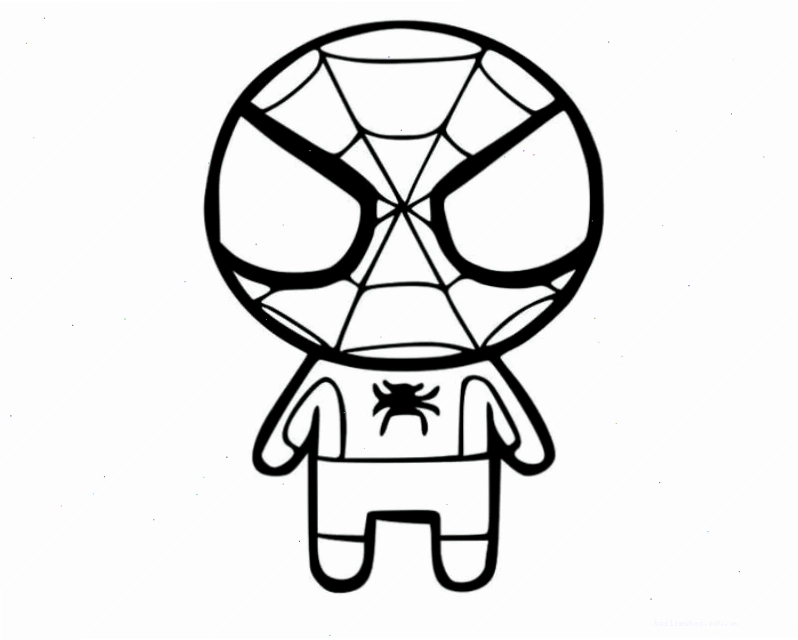 Hành động thực tế hình vẽ spider man hành động