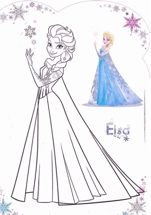 elsa và anna nhìn nhau hình vẽ tô màu công chúa elsa và anna nhìn nhau