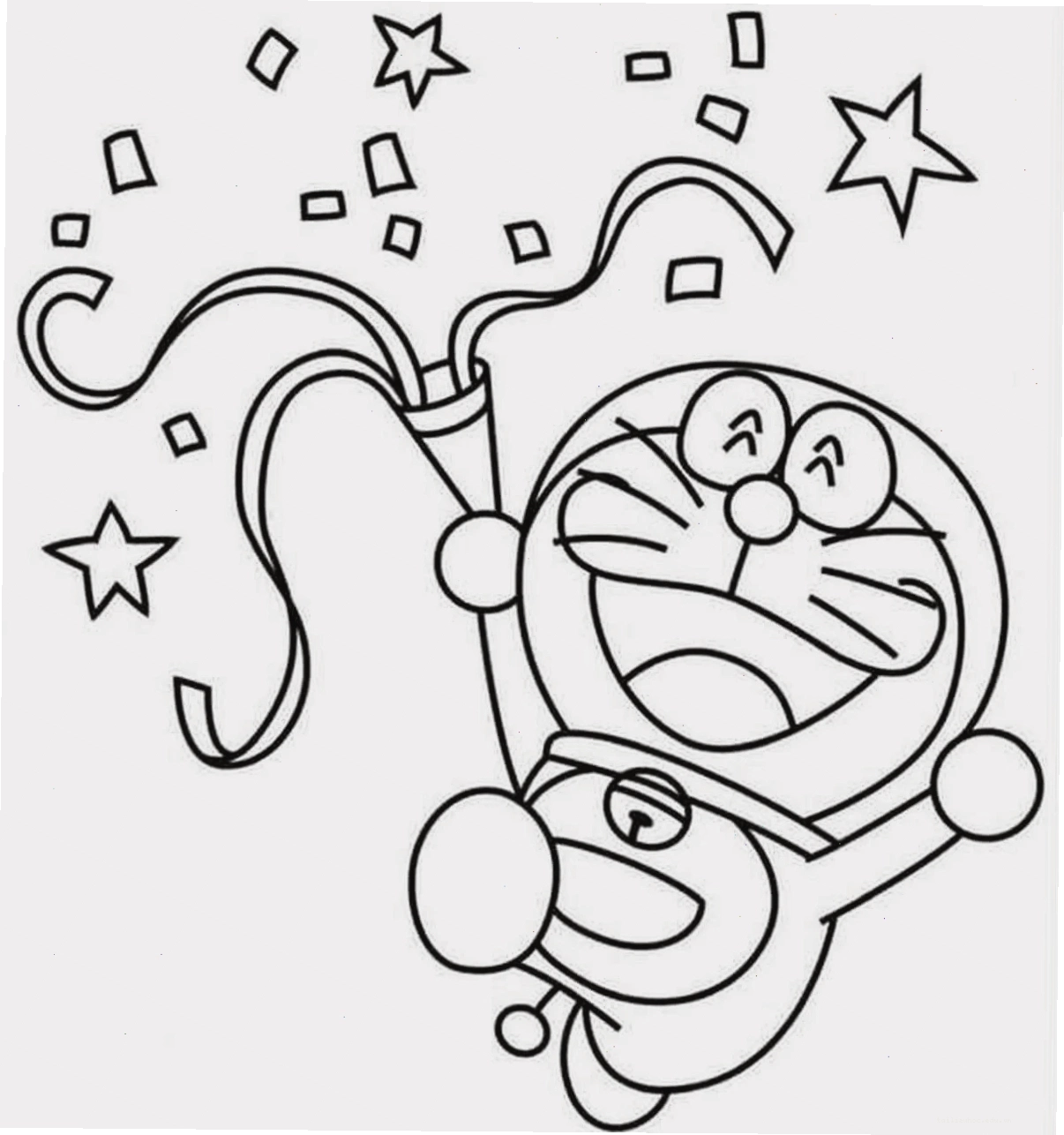 Doraemon trên bọ hình vẽ tô màu doraemon trên lưng bọ