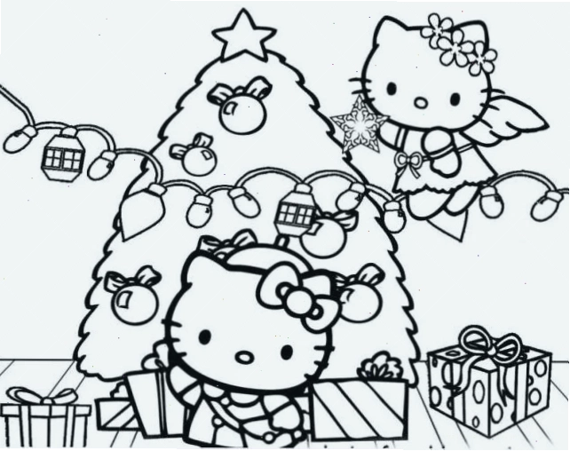 Kitty và bạn bè hình vẽ tô màu hello kitty và bạn bè