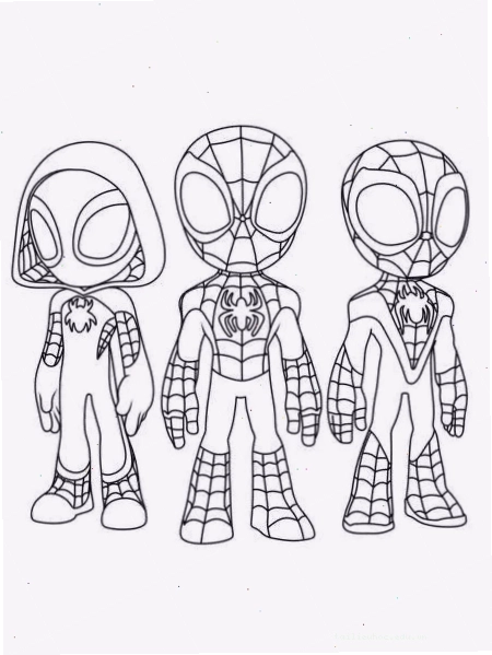 Spider Man đứng hình vẽ tô màu spider man đẹp