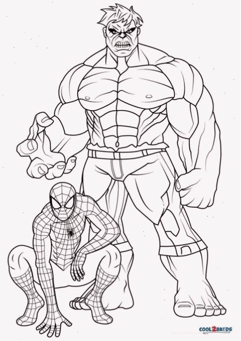 Hulk tranh tô màu người khổng lồ xanh chạy nhanh