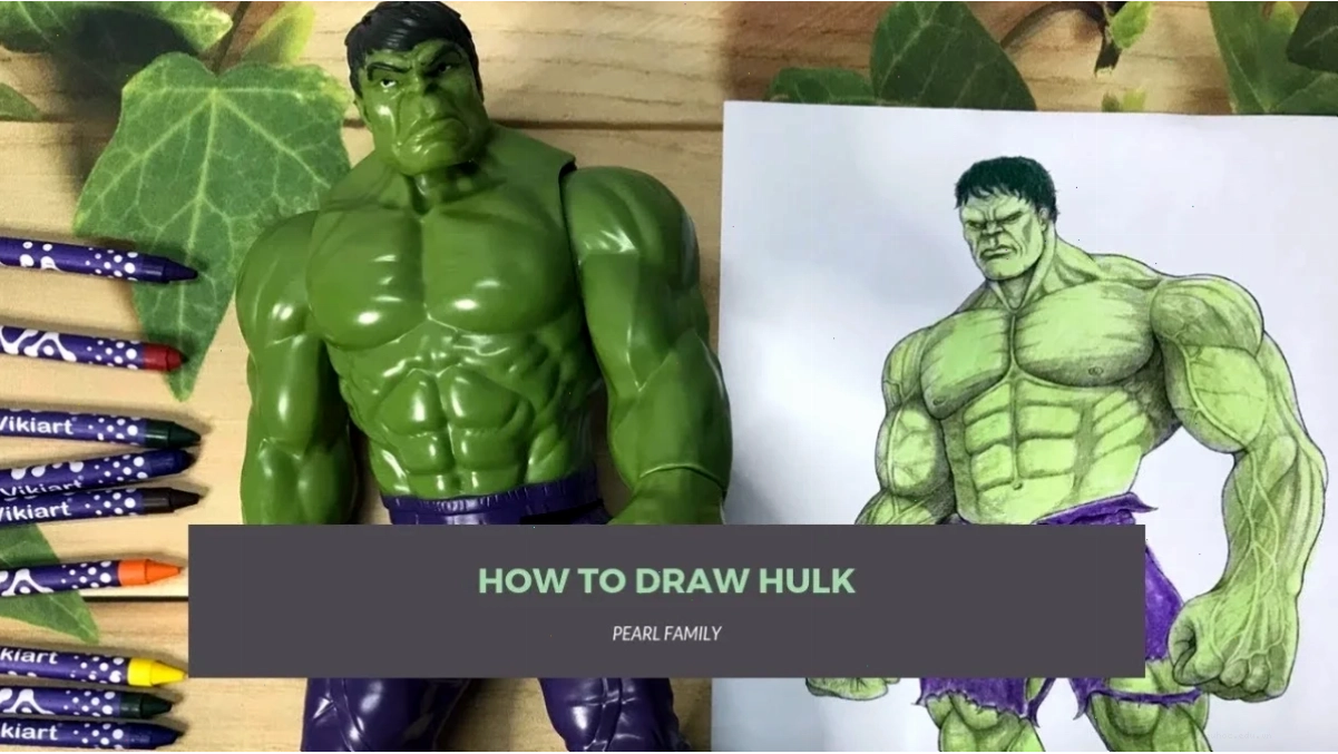 Hulk tranh tô màu người khổng lồ xanh tối giản