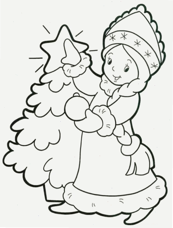 in hình ông già noel cho bé tô màu vẽ nét đậm