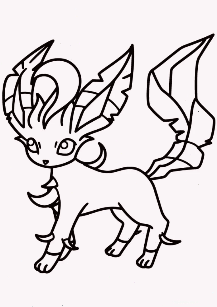in hình tô màu pokemon Kingdra hệ nước