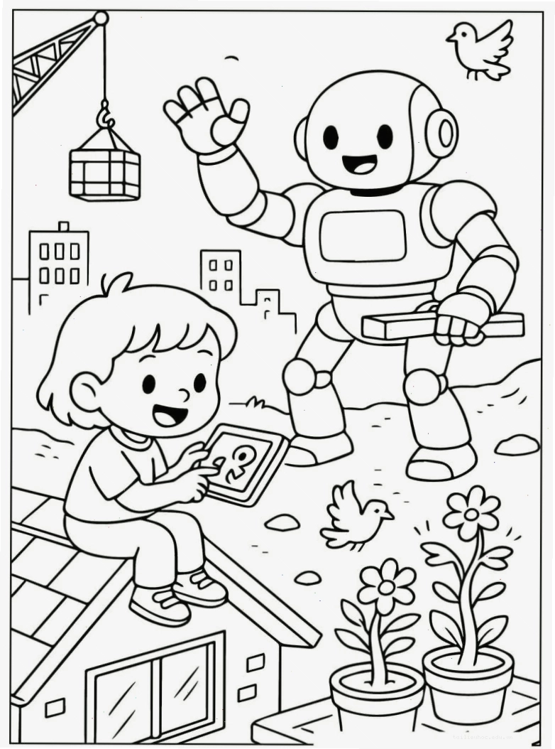 in hình tô màu robot siêu cấp in hình tô màu robot siêu cấp