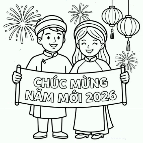 tranh chim én in hình tô màu tết hình chim én