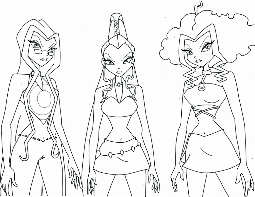 in hình tô màu winx bloomix sang trọng in hình tô màu winx bloomix sang trọng