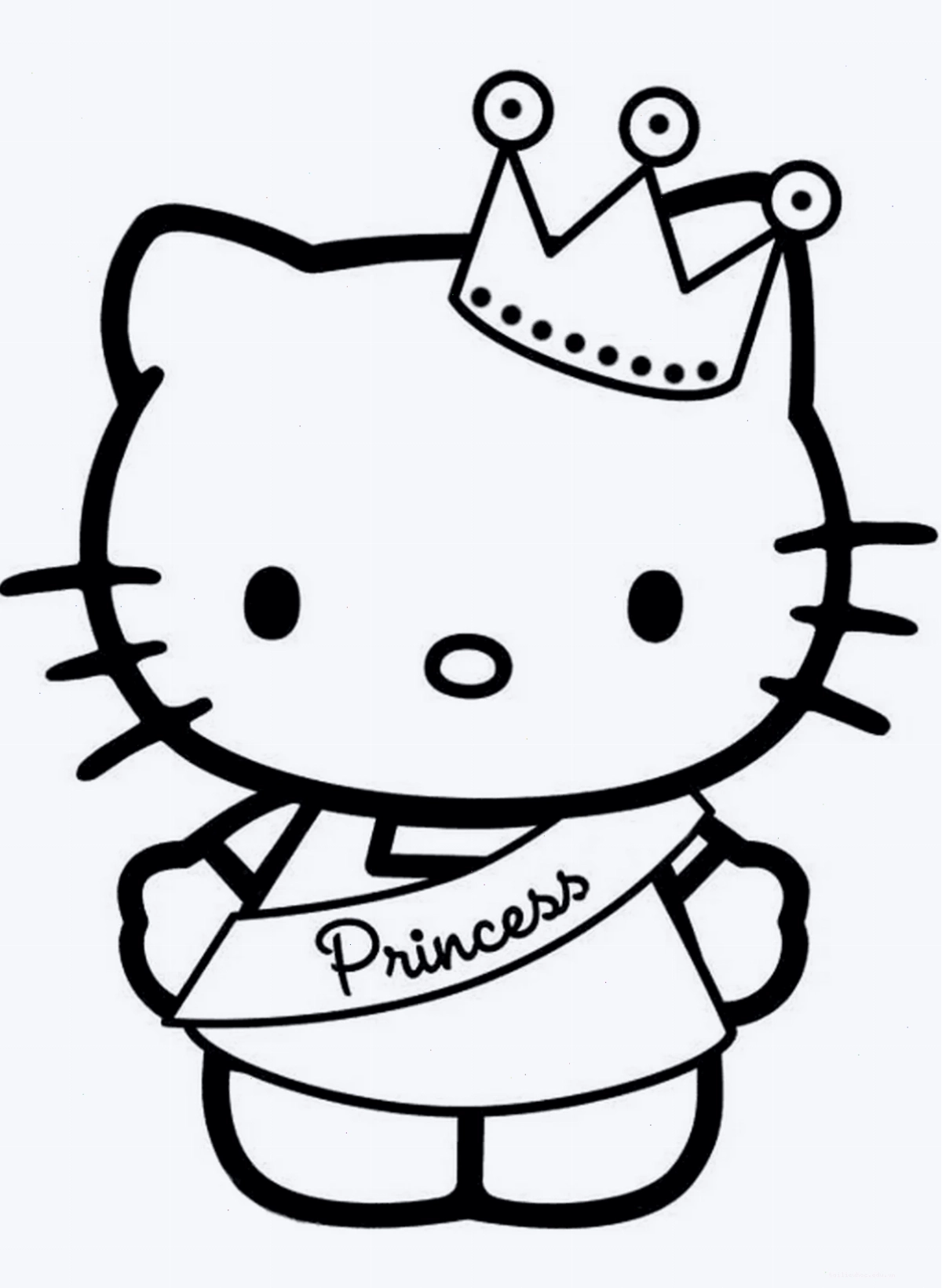 in tranh tô màu hello kitty và My Melody