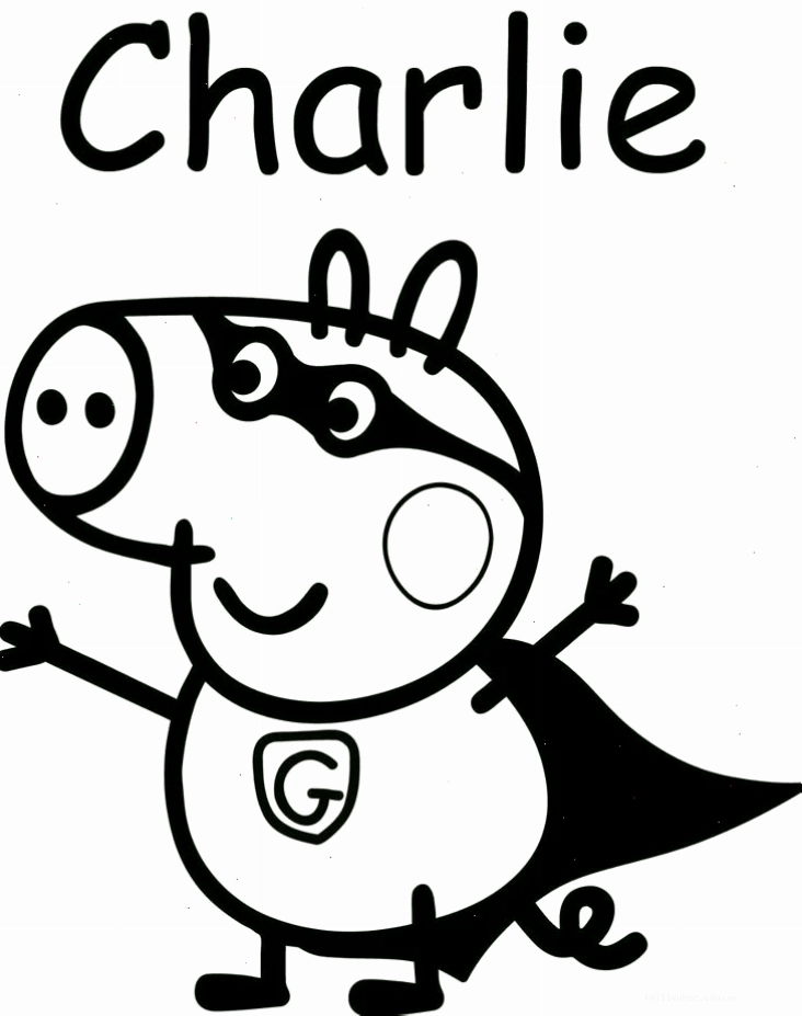 in tranh tô màu heo peppa tặng quà