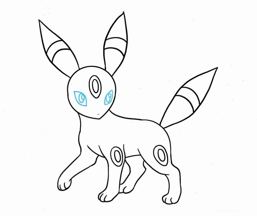 in tranh tô màu pokemon cho bé gái