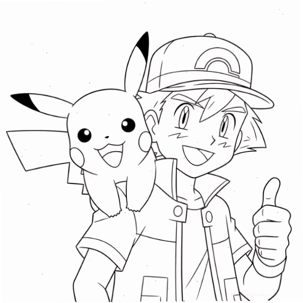 in tranh tô màu pokemon mới nhất