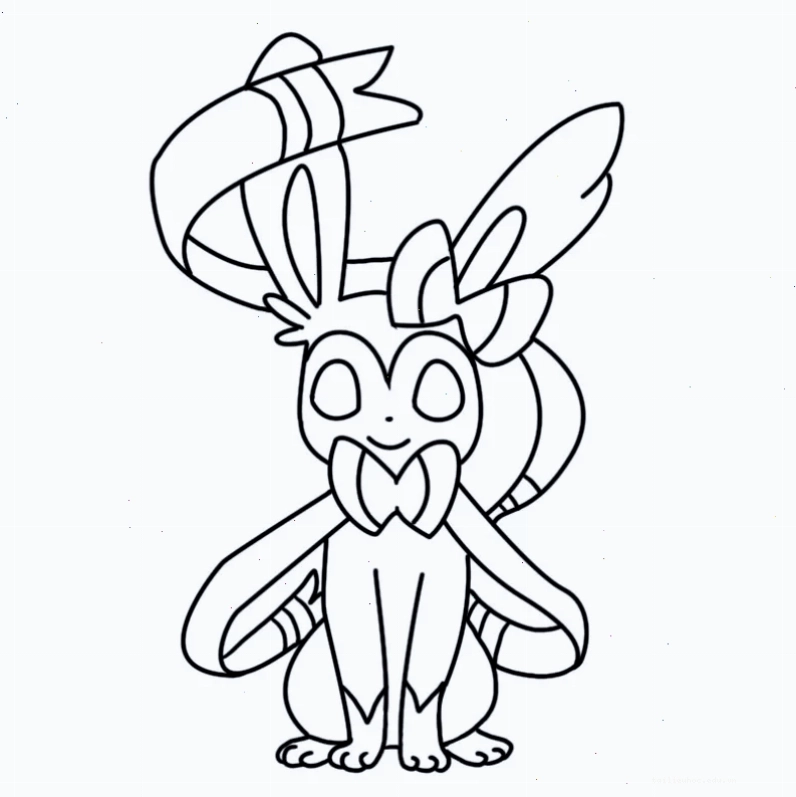 in tranh tô màu pokemon Togepi