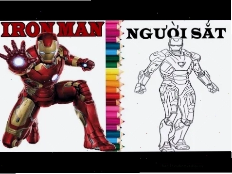 Mặt nạ Iron Man iron man tranh tô màu người sắt cận cảnh mặt nạ