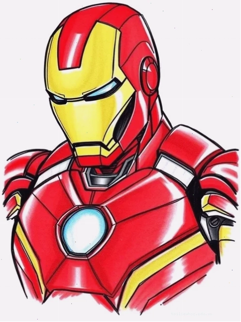 Iron Man khám phá iron man tranh tô màu người sắt hành trình khám phá