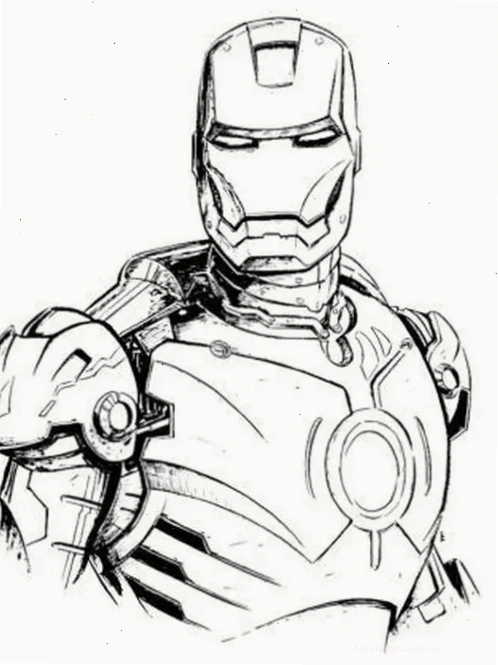 Iron Man tư thế chiến đấu iron man tranh tô màu người sắt tư thế chiến đấu mạnh mẽ