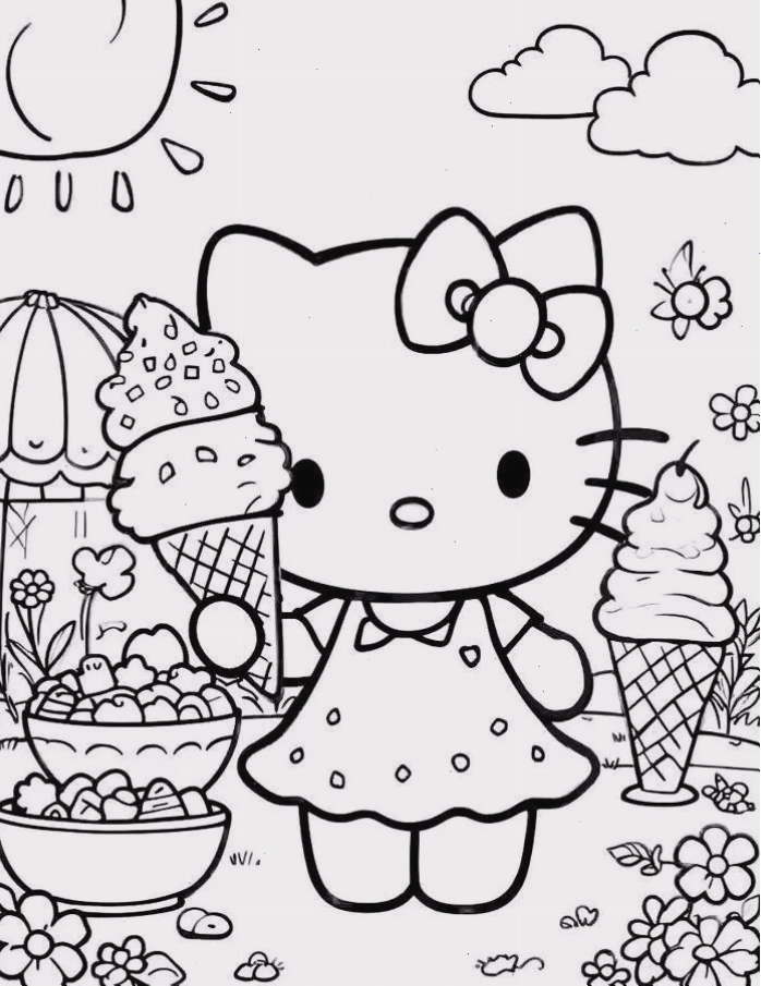 Kitty cầu vồng Kitty cầu vồng
