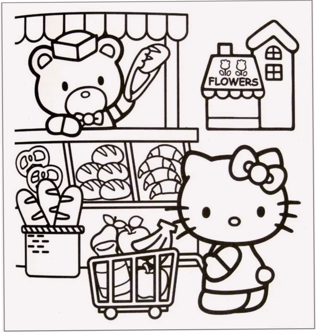 Kitty vườn hồng Kitty trong vườn hoa hồng