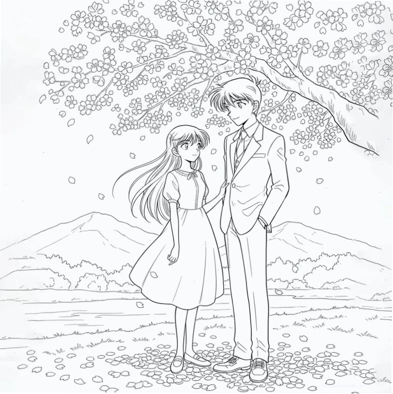 kudo shinichi tranh tô màu conan sáng tạo cho bé