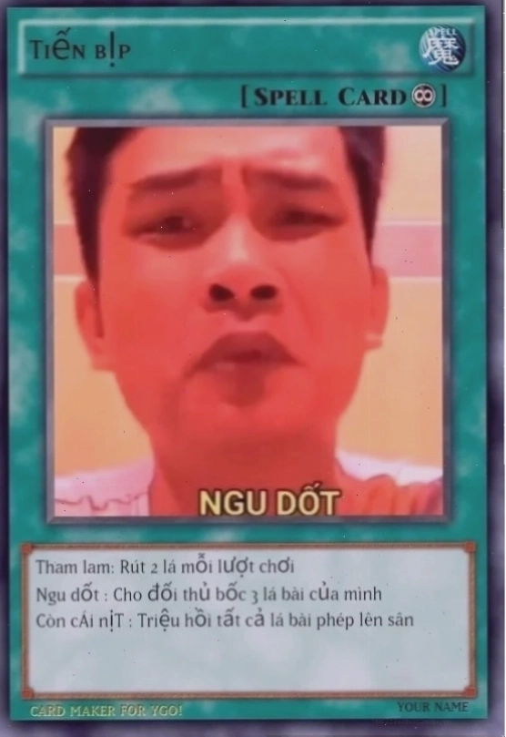 Meme lá bài vui nhộn lá bài yugioh meme được chế hài hước
