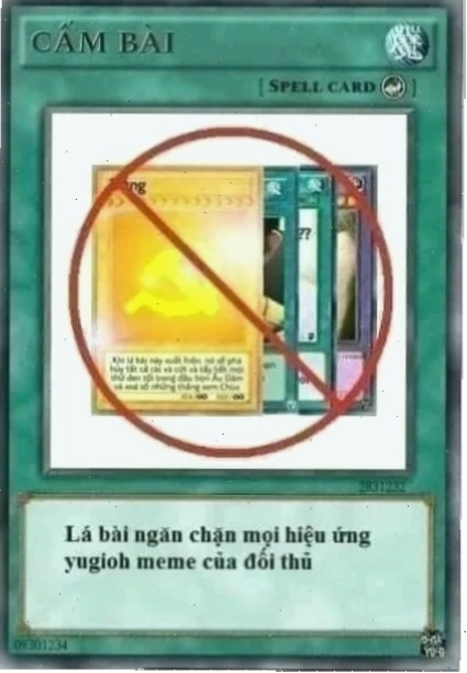 Bắt trend nhanh lá bài yugioh meme về trend hot