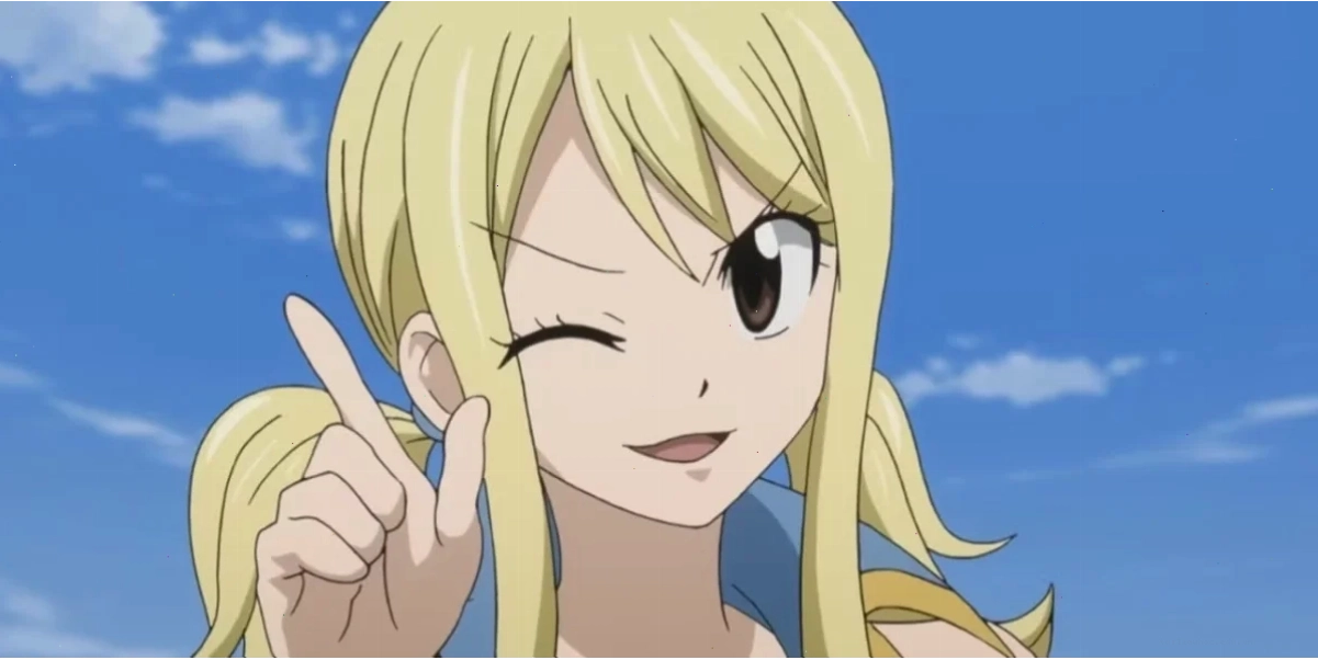Lucy Heartfilia cổ vũ