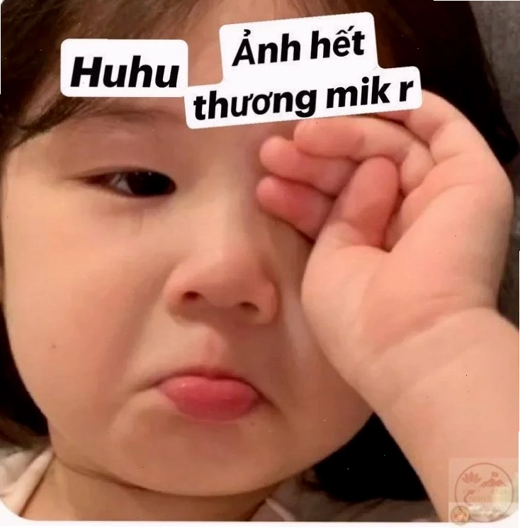 meme bĩu môi chê