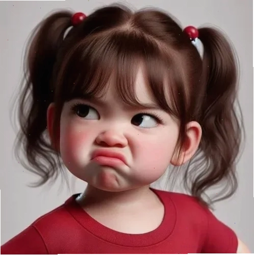 Mèo bĩu môi cute meme bĩu môi dễ thương của một chú mèo