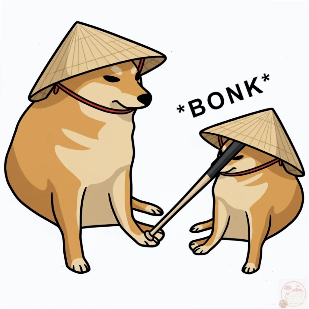 meme cầm gậy đánh meme cầm gậy đánh
