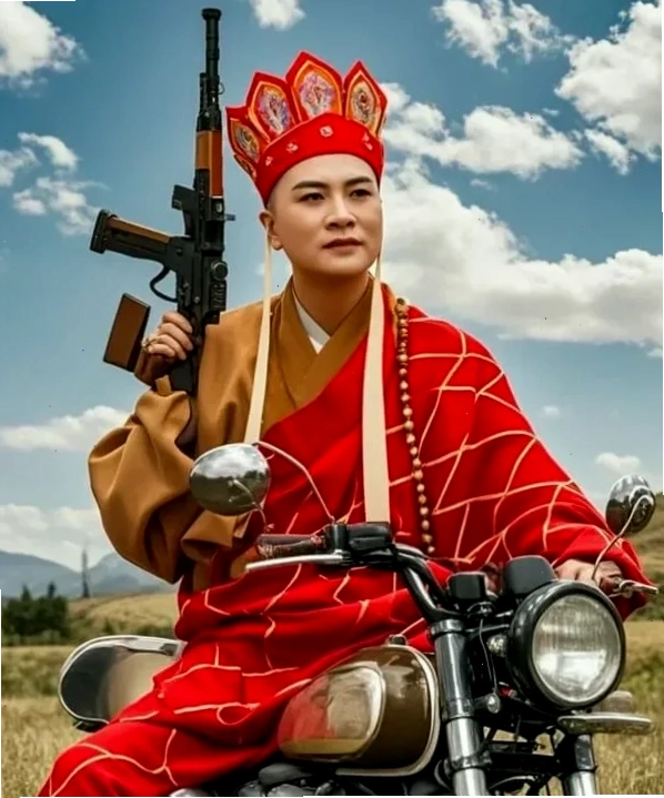 Mèo nghiêm túc cầm súng meme cầm súng với gương mặt nghiêm túc
