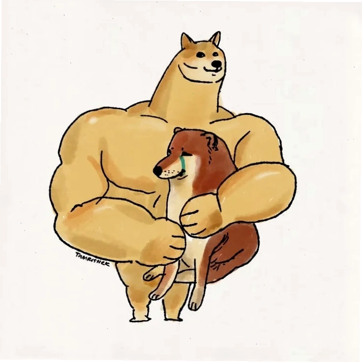 meme đấm bóp cute