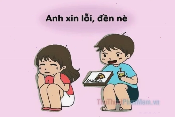 Meme dập đầu xin lỗi bá đạo dành cho bạn bè