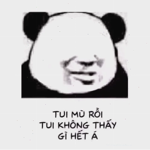 meme mù rồi meme ếch xanh che mắt tỏ vẻ thất vọng