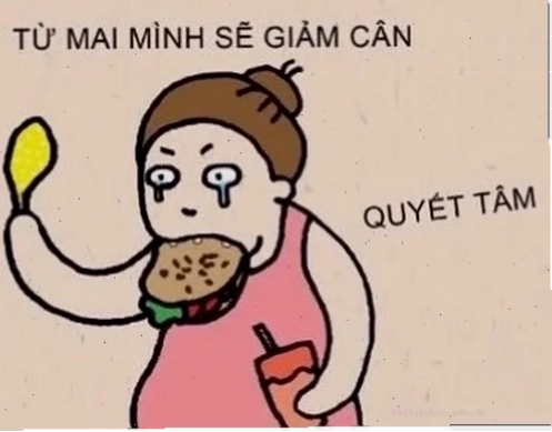 Bạn thân là thử thách meme giảm cân bị bạn bè dụ đi ăn